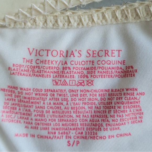 Victorias Secret Cream White Cheeky Bikini Bottoms - Picture 5 of 6